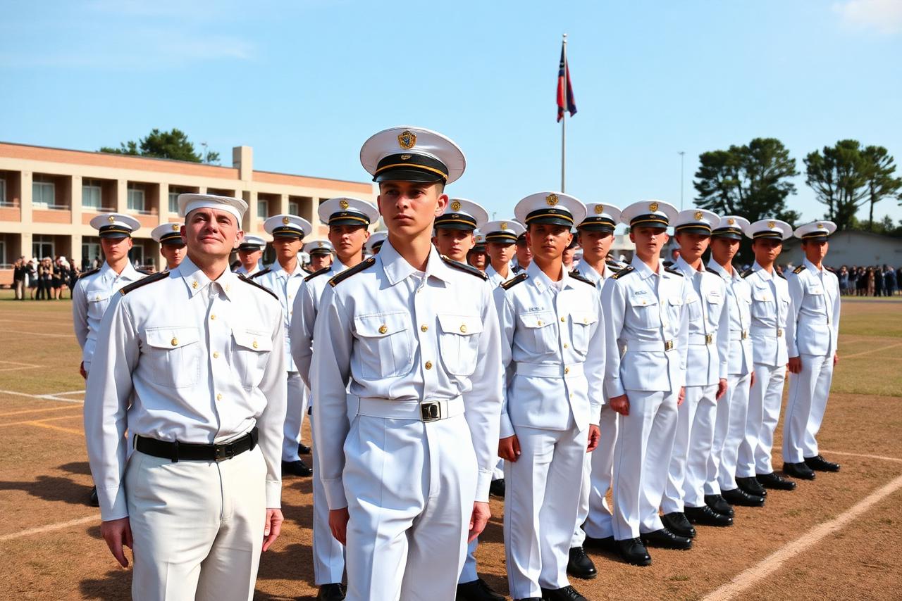 Cadets in uniform — placeholder photo