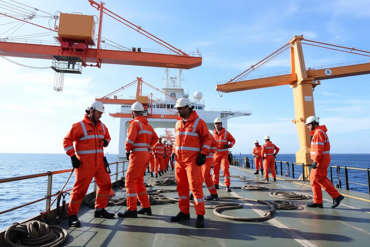 Deck operations onboard — placeholder photo