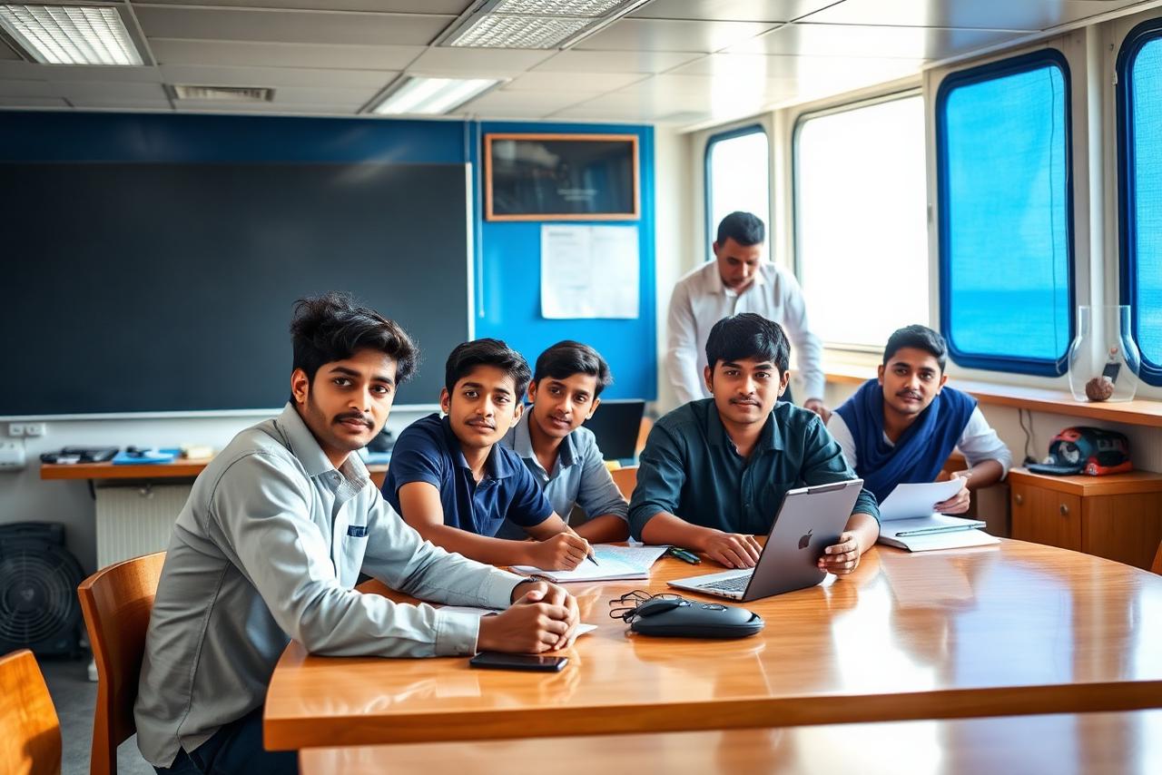 Students preparing for IMU-CET — placeholder photo
